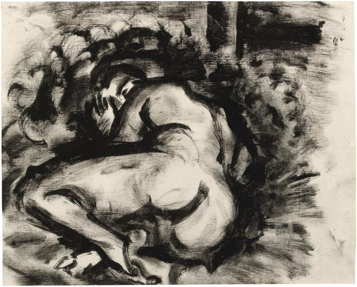 [Reclining female nude]