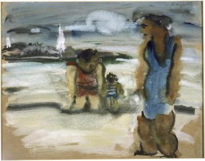[Bathers on the beach]