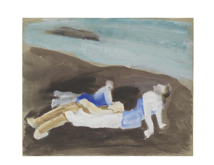 [Bathers at the beach]