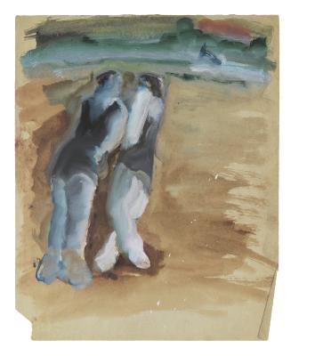 [Bathers on the beach]