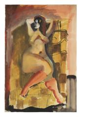 [Reclining female nude]