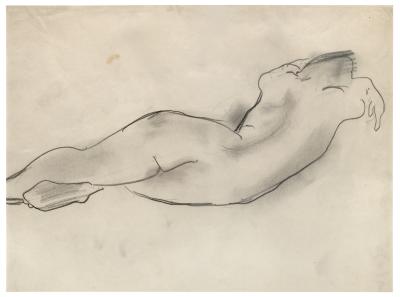 [Reclining female nude]