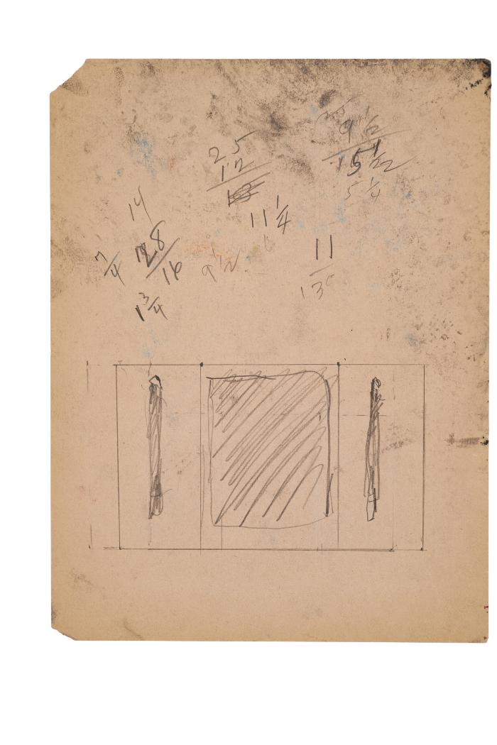 [Study for Apse Triptych, Rothko Chapel]