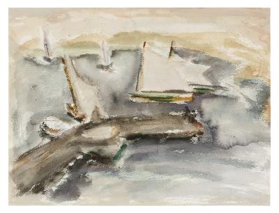 [Dock with sailboats]