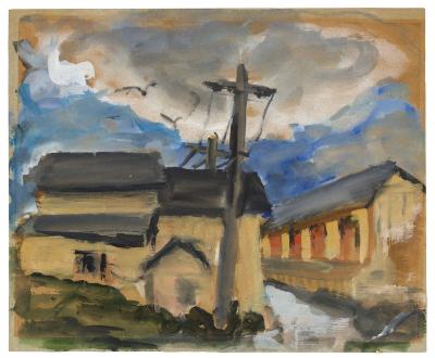[Street with buildings]