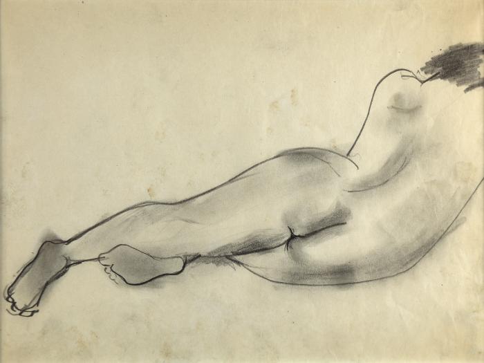 [Reclining female nude]