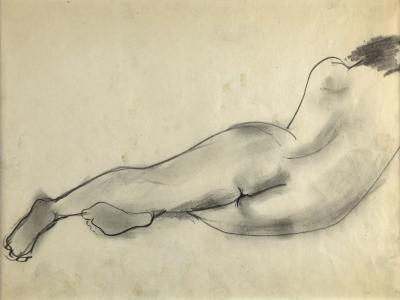 [Reclining female nude]