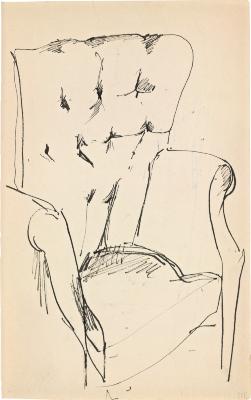 [Armchair], Marshall Jenkins Sketchbook, page 11