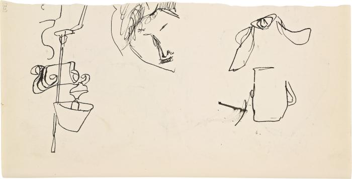[Floor lamp / various studies] Marshall Jenkins Sketchbook, page 32
