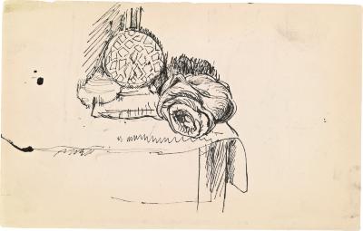 [Still life] Marshall Jenkins Sketchbook, page 8