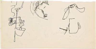 [Floor lamp / various studies] Marshall Jenkins Sketchbook, page 32