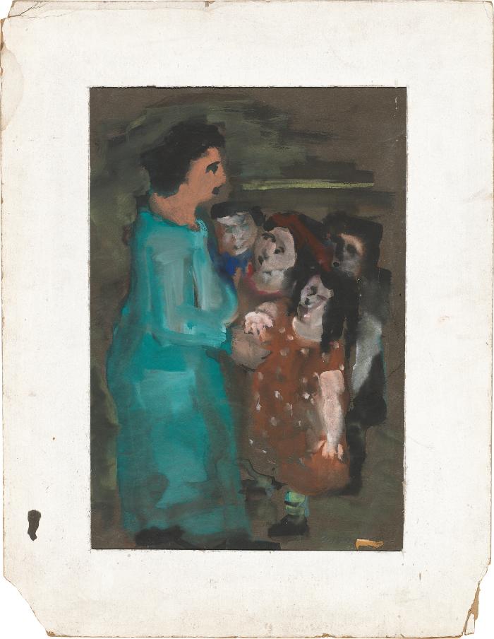 [Woman with children]