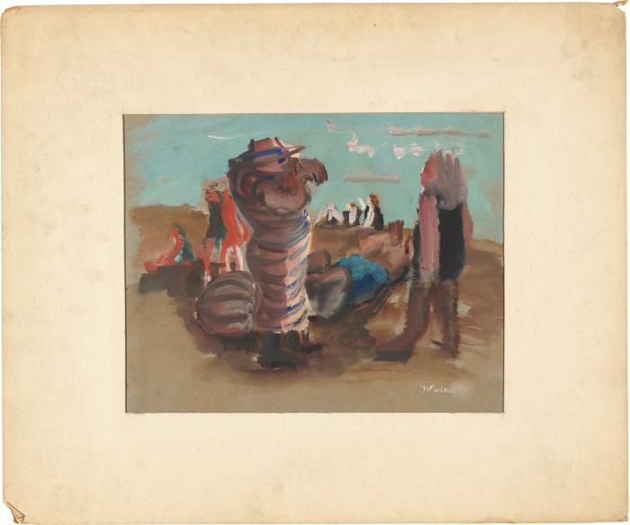 [Bathers on the beach]